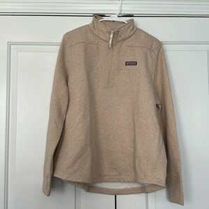 NWT Oatmeal Heather Vineyard Vines Quarter Zip